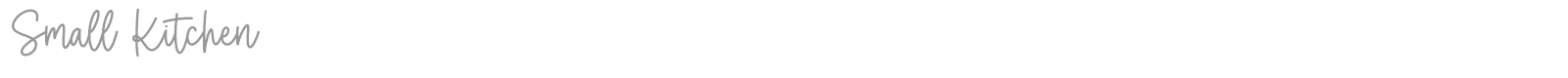 Small Kitchen font preview